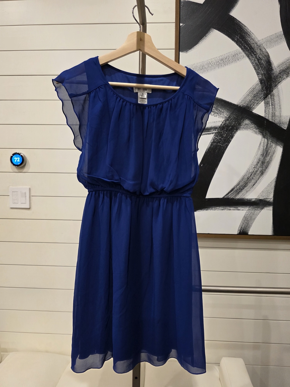 Sweet Storm Blue Sleeveless Dress